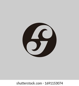 LETTER S LOGO DESIGN VEKTORILLUSTRATION SYMBOL