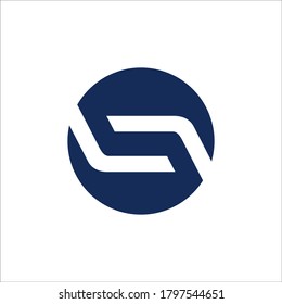 letter S logo design vector sign 