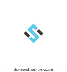 Logo-Design-Vektorsymbol des Buchstaben S