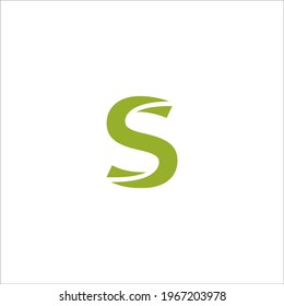 letter S logo design vector sign