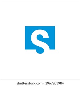 letter S logo design vector sign
