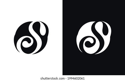 Letter S Logo Design Vector Illustration