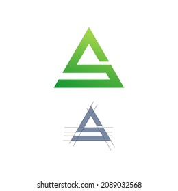letter s logo design vector