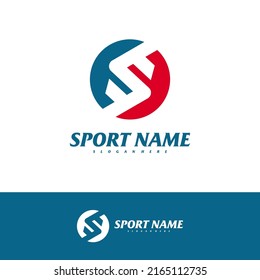 Letter S logo design vector template, Initial S logo concepts illustration.