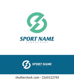 Letter S logo design vector template, Initial S logo concepts illustration.