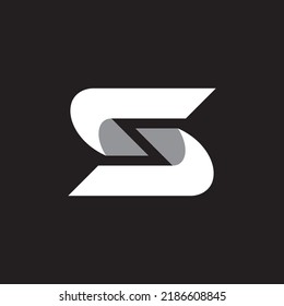 letter s logo design vector