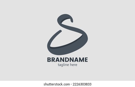 Letter S Logo Design vector template Corporate Linear Outline style. Colorful Logotype concept symbol icon. Initial Letter S Logo. S letter for logo. Initial S multicolor letter logo.