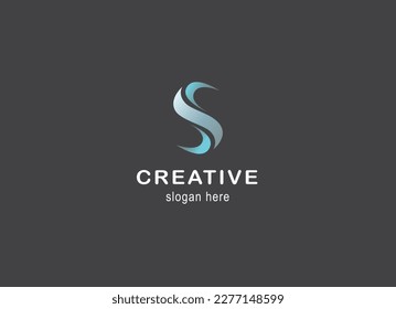 Letter S Logo design vector eps