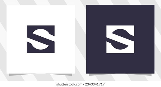 letter s logo design vector