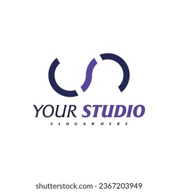 vector de diseño del logotipo de la letra S. Concepto de diseño del logotipo de Luxury S