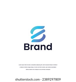 Letter s logo design vector template