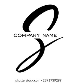 Letter S Logo Design vector template Media Corporate Linear Outline style. Logotype concept symbol icon