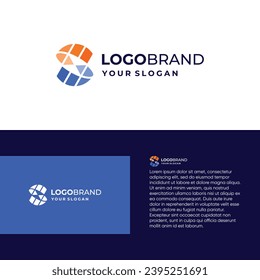 Logo-Design-Vektorgrafik-Vorlage für Buchstaben S