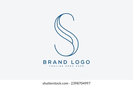 letter S logo design vector template design for brand.