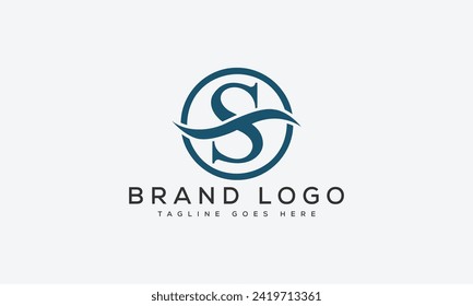 letter S logo design vector template design for brand.