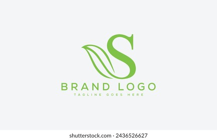 letra S diseño de logotipo vector plantilla diseño para la marca.