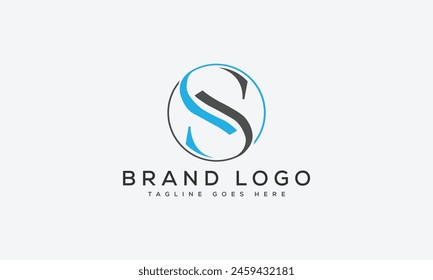 letter S logo design vector template design for brand