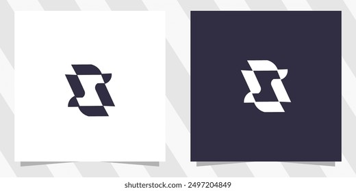 Vector de diseño de logotipo de letra S