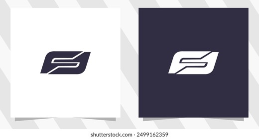 Vector de diseño de logotipo de letra S