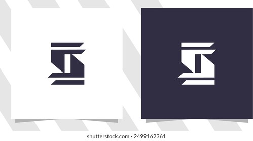 letter s logo design vector