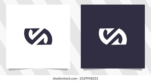 Vector de diseño de logotipo de letra S