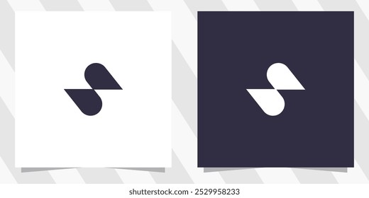 letter s logo design vector