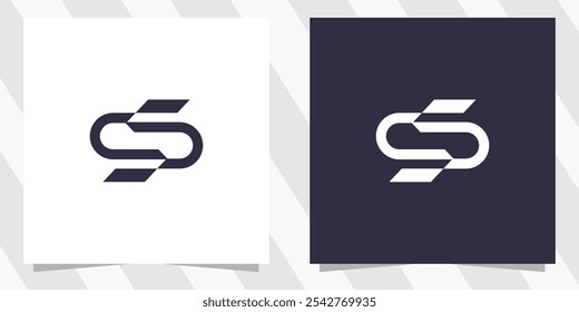 letter s logo design vector