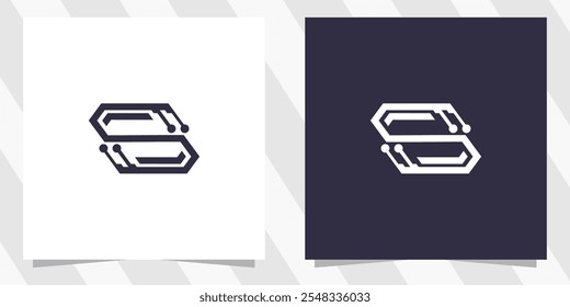 letter s logo design vector