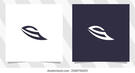 letter s logo design vector