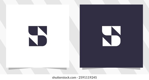 letter s logo design vector