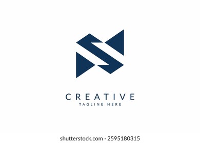 Letter S logo design vector template.