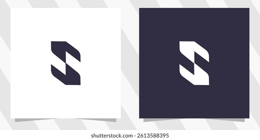 letter s logo design vector