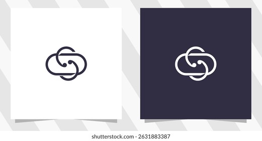letter s logo design vector