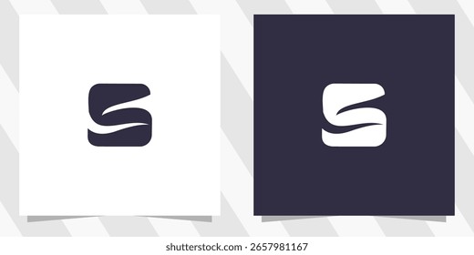 Vector de diseño de logotipo de letra S