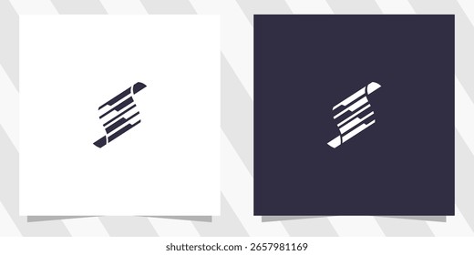 Vector de diseño de logotipo de letra S