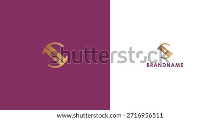 letter S logo design vector combined with diamond for jewellery shop or company.
