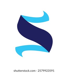 Letter S logo design vector,editable eps 10