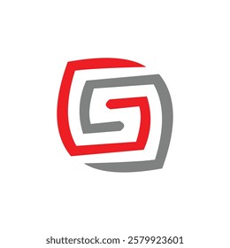 Letter S logo design vector,editable eps 10