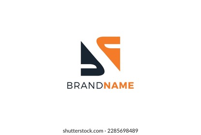 Letter s logo is formed with a simple and modern shape	