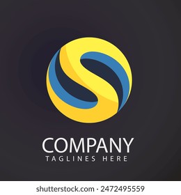 letter S logo
 it has a beautiful color