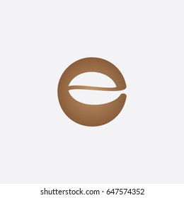 letter S logo, icon coffee