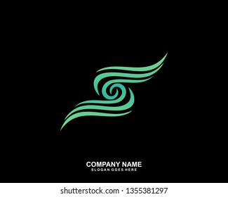 Letter S logo icon design template elements - Vector