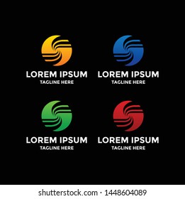 Letter S logo icon design template elements - vector sign.