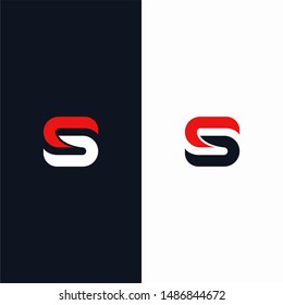 letter S, logo S, icon design vector template