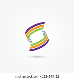 Letter S logo icon design template elements. Abstract S logo vector. Alphabet logo template. Vector abstract logo template.