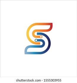 Letter S logo icon design template elements