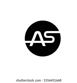 Letter A & S Logo Icon Design Template
