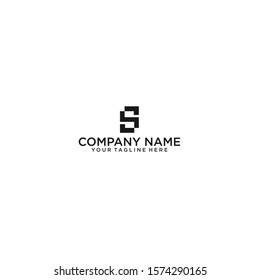 Letter S logo icon design template elements, simple, minimalist