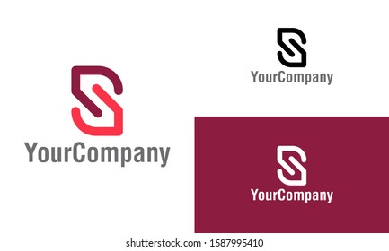 Letter S logo icon design template elements. Simple minimalist template graphic illustration. Creative vector emblem, for icon or design concept.