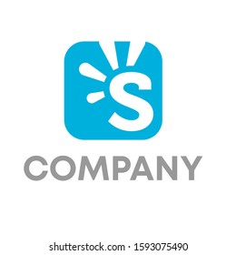 letter s logo icon design template sign